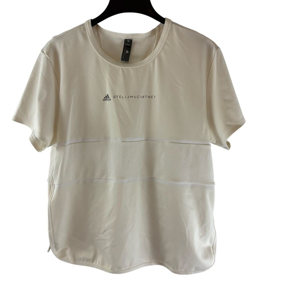 Adidas Stella McCartney Run Loose Tee White  Size Medium
